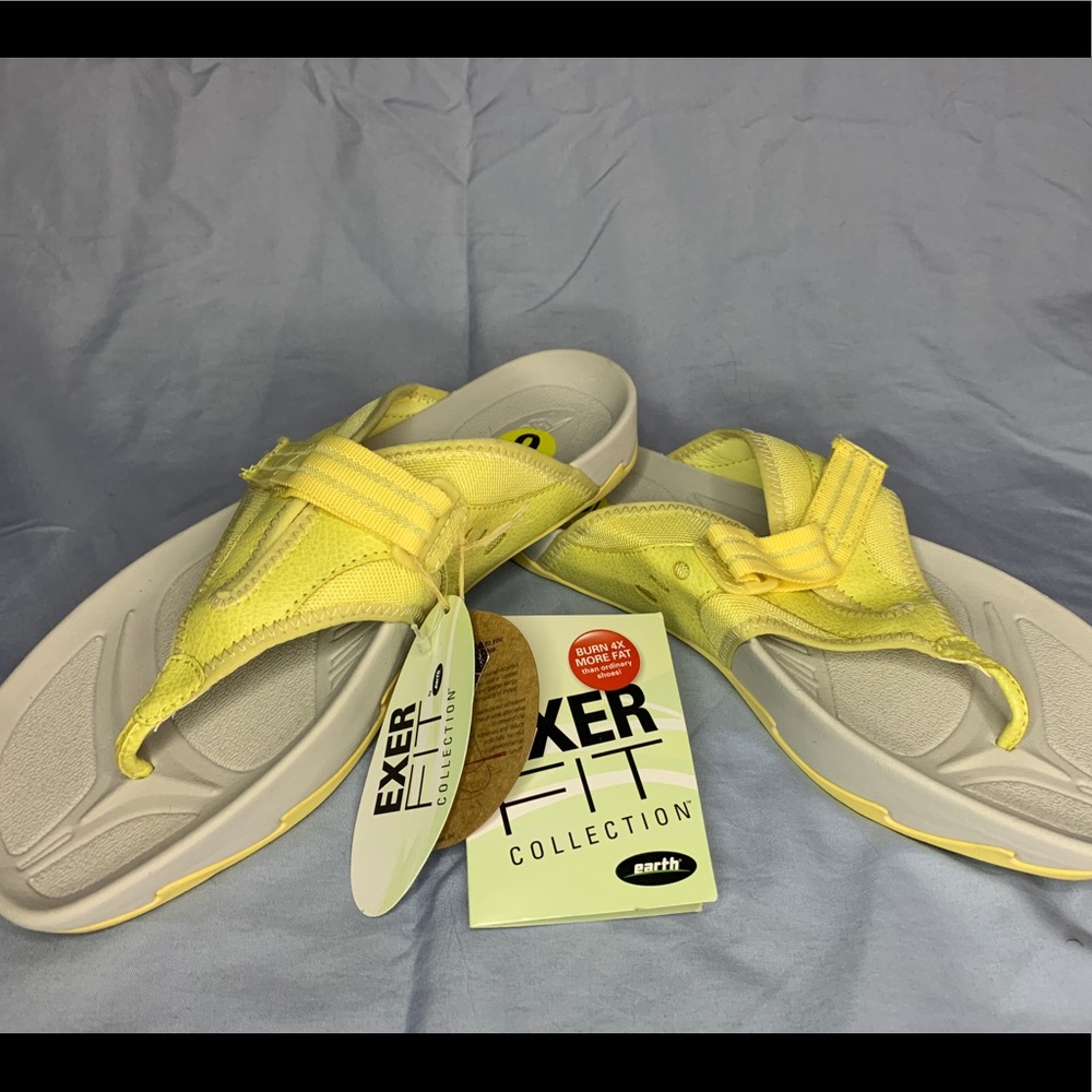 Yellow Earth ExerFit Genuine Leather Sandals